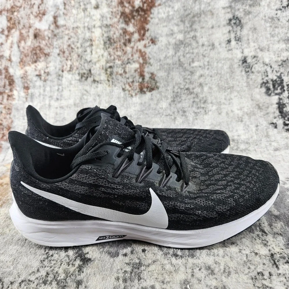 Nike Air‎ Zoom Pegasus 36 Running Shoes Womens 10.5 Black AQ2209-004 Sneakers